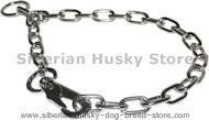 Fur Saver Chrome-Plated Choke Chain Collar For Siberian Husky