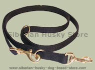 Tubular Nylon Police Lead for Siberian husky training