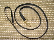 Police tracking dog leash made of nylon with ring on the handle