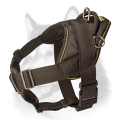 Siberian Husky nylon dog harness with comfortable  handle