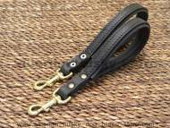 Short leather dog leash - leather lead