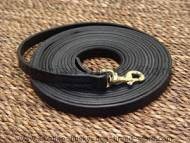 Leather dog leash for tracking