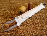 Dog bite tag ( dog bite tug ) made of leather