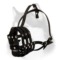 Extremely comfortable leather muzzle