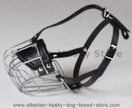 Siberian Husky Wire Basket dog muzzle