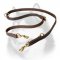 Classic Double Training Leather Dog Leash for Siberian Husky