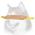 Leather Huge Bite Tug with 2 Handles for Dog Training