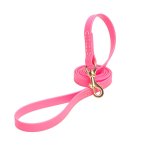 Pink Waterproof Siberian Husky Leash Made of Biothane