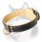 Handmade Siberian Husky Collar Royal Nappa Leather Padded