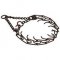 Strong Herm Sprenger Siberian Husky Pinch Collar of Black Stainless Steel - 2.25 mm (1/11 inch)