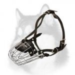 Lightweight Wire Basket Dog Muzzle for Siberian Husky