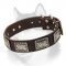 "True Warrior" Leather Dog Collar for Siberian Husky