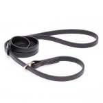 Black Biothane Siberian Husky Leash and Collar Combo