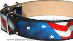 Amazing Patriotic American Flag Dog Collar for Siberian Husky