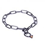 "Under Control" Herm Sprenger Black Stainless Steel Chain Siberian Husky Collar