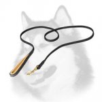 Awesome Leather Dog Leash for Siberian Husky with Padded Handle