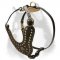 Siberian Husky Royal Leather Harness Exclusive Studded Design