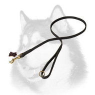 Handcrafted Leather Dog Leash for Siberian Husky