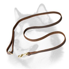 Multitasking Leather Dog Leash for Siberian Husky