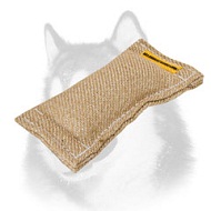 Puppy Jute Bite Tug Without Handles - 2 1/3 inch on 8 inch (6x20 cm)