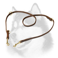 Siberian Husky Leather Leash for Training, Walking and Tracking