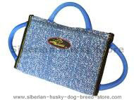 Synthetic "French Linen" Dog bite pad with 3 handles