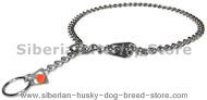 New Stainless steel Choke dog collar for Siberian Husky