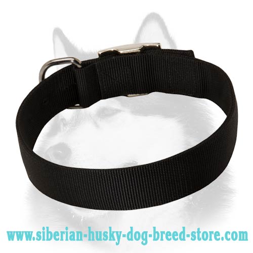 Water-proof 2 Ply Nylon Collar for Siberian Husky