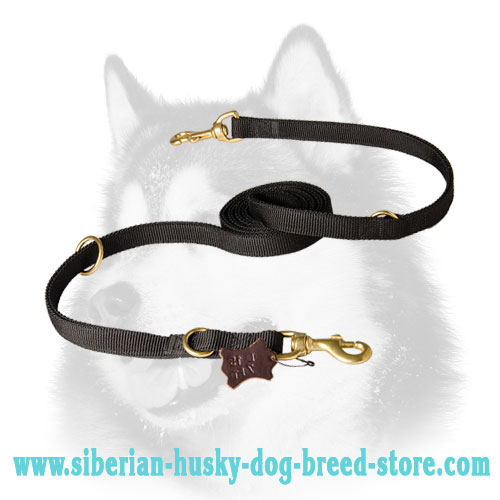 Multitasking Nylon Siberian Husky Leash