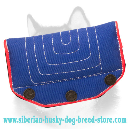 Comfy French Linen Siberian Husky Bite Builder for Professional Training