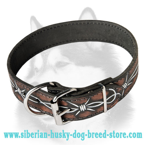 Exclusive Designer Collar for Siberian Husky, Akita and Malamute