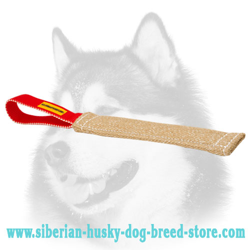 High Quality Retrieve Jute Tug/Toy for Siberian Husky puppy