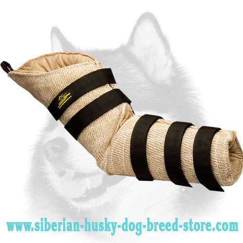 Dog hidden protection sleeve made of jute