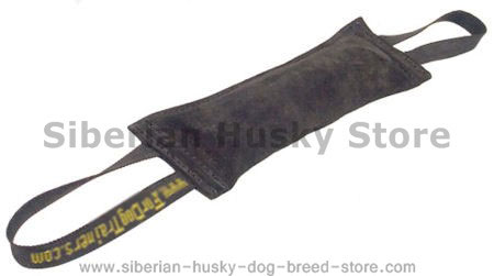 Ultra Leather Dog Tug Toy with 2 handle