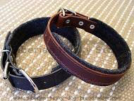 Exceptional Siberian Husky Leather Dog Collar Padded with Thick Felt