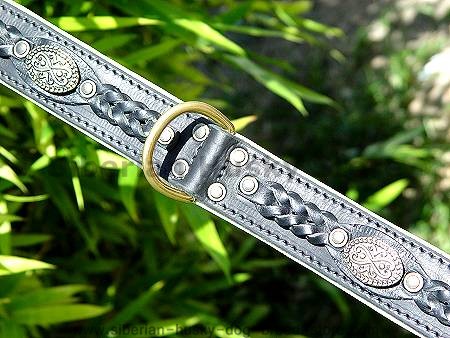 The design of the Royal Nappa Padded Husky Collar