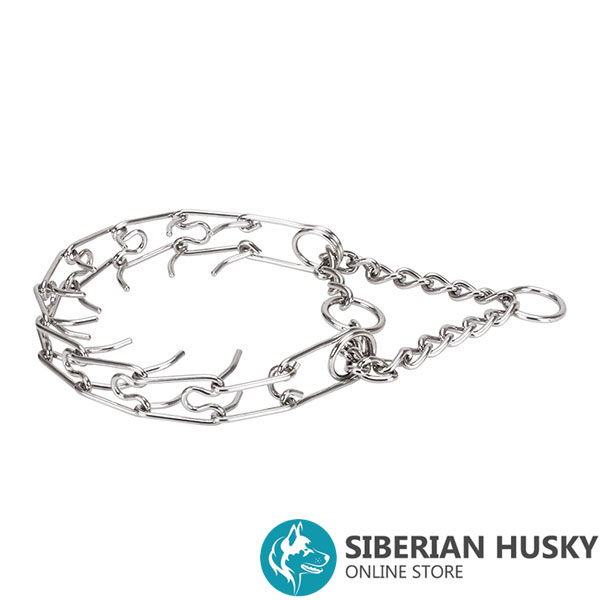 Strong O-ring for attaching a leash on stainless steel prong collar