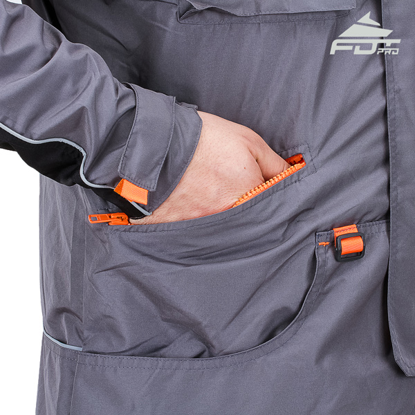 FDT Pro Dog Tracking Jacket with Side Pockets for Everyday Use