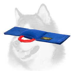 Dog bite pad for Siberian Husky with handle