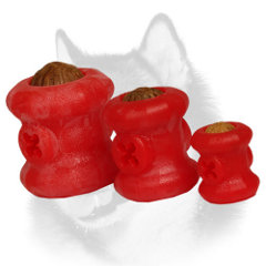 Set of foam Siberian Husky chew dog toy