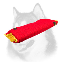 Siberian Husky bite sleeve for training