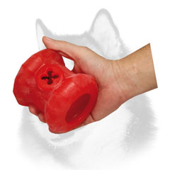 Interactive Siberian Husky chew toy