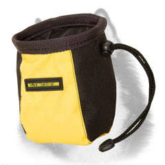 Treat pouch for Siberian Husky feeding during training
